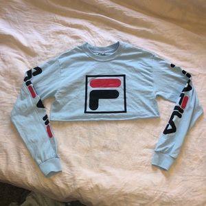 NEVER WORN FILA crop tee